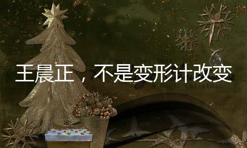 王晨正，不是變形計(jì)改變了我