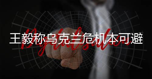 王毅稱(chēng)烏克蘭危機(jī)本可避免，深度分析與展望