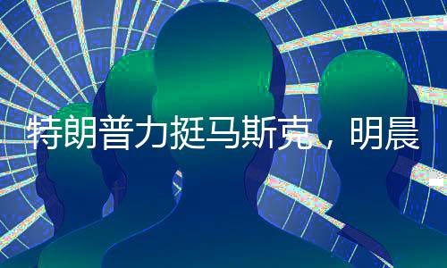 特朗普力挺馬斯克，明晨計劃購買特斯拉——科技巨頭的新篇章