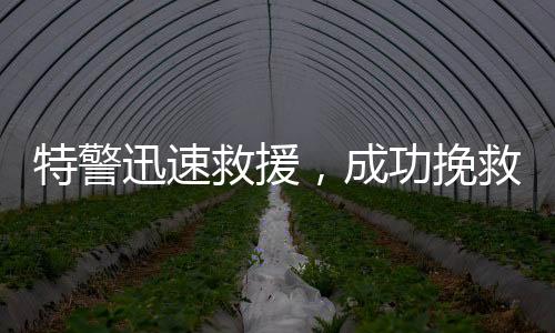 特警迅速救援，成功挽救女子輕生瞬間