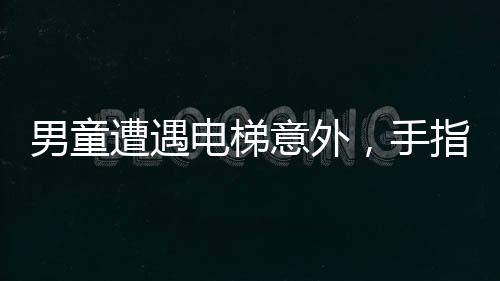 男童遭遇電梯意外，手指被夾斷——安全警鐘再次敲響