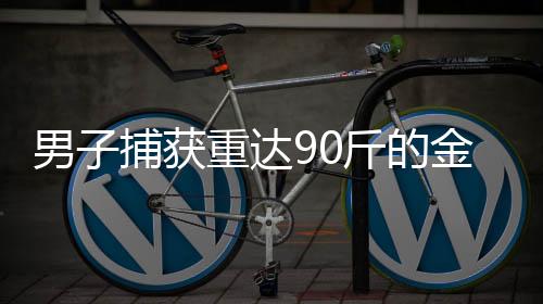 男子捕獲重達(dá)90斤的金黃色鰱鳙魚(yú)，罕見(jiàn)漁獲震驚社區(qū)