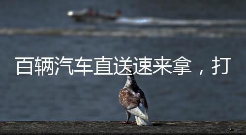百輛汽車直送速來(lái)拿，打造全新極速物流服務(wù)體驗(yàn)