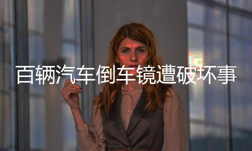 百輛汽車倒車鏡遭破壞事件，震驚社區(qū)，調(diào)查進行中