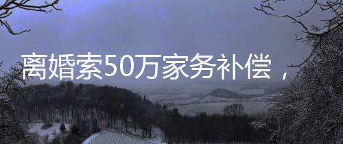 離婚索50萬家務(wù)補償，當(dāng)代家庭紛爭下的利益權(quán)衡與公正追求
