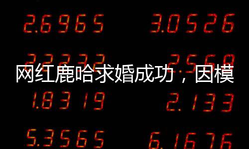 網(wǎng)紅鹿哈求婚成功，因模仿鹿晗走紅，愛情事業(yè)雙豐收