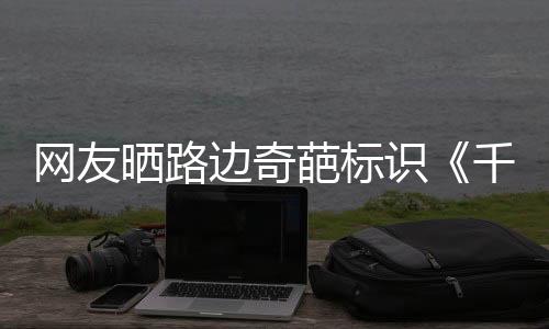 網(wǎng)友曬路邊奇葩標(biāo)識(shí)《千與千尋》無(wú)臉怪 意義不簡(jiǎn)單