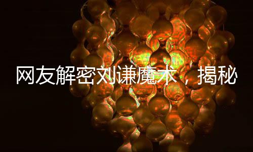 網(wǎng)友解密劉謙魔術(shù)，揭秘魔術(shù)背后的秘密