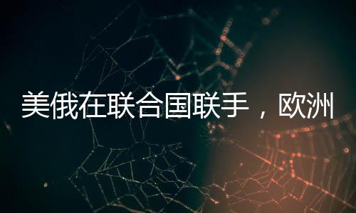 美俄在聯(lián)合國聯(lián)手，歐洲如何應(yīng)對挑戰(zhàn)？