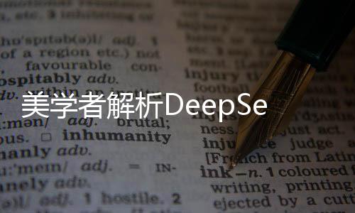 美學者解析DeepSeek技術原理