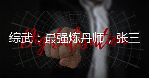 綜武：最強煉丹師，張三豐人麻了