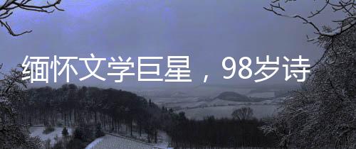 緬懷文學(xué)巨星，98歲詩(shī)人灰娃離世