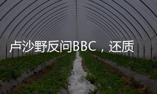 盧沙野反問BBC，還質(zhì)疑中國偏袒俄羅斯嗎？