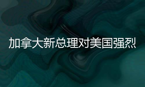 加拿大新總理對(duì)美國強(qiáng)烈譴責(zé)，國際關(guān)系的新挑戰(zhàn)與未來展望（上）