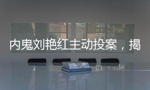 內(nèi)鬼劉艷紅主動(dòng)投案，揭開(kāi)背后錯(cuò)綜復(fù)雜的利益鏈