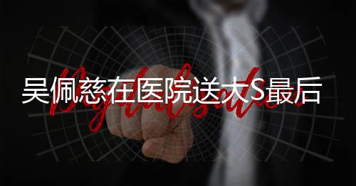 吳佩慈在醫(yī)院送大S最后一程，深刻緬懷與無盡感慨