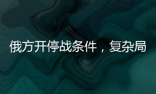 俄方開停戰(zhàn)條件，復雜局勢下的多方博弈與前景展望