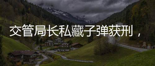 交管局長(zhǎng)私藏子彈獲刑，鐵腕治亂再度顯現(xiàn)公正執(zhí)法力量