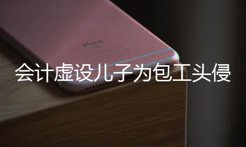 會計虛設(shè)兒子為包工頭侵占公款，揭開一起驚天貪腐案內(nèi)幕