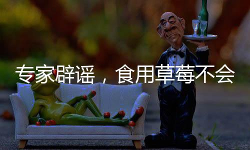 專家辟謠，食用草莓不會引發(fā)草莓瘟