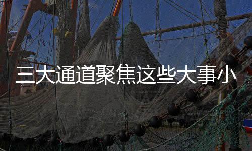 三大通道聚焦這些大事小情之新聞洞察
