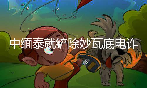中緬泰就鏟除妙瓦底電詐窩點(diǎn)達(dá)成共識(shí)