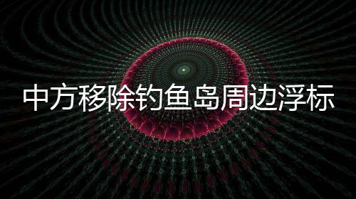 中方移除釣魚島周邊浮標(biāo) 外交部回應(yīng)