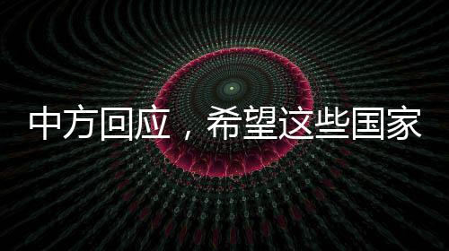 中方回應(yīng)，希望這些國家參與俄烏和談，共促和平解決