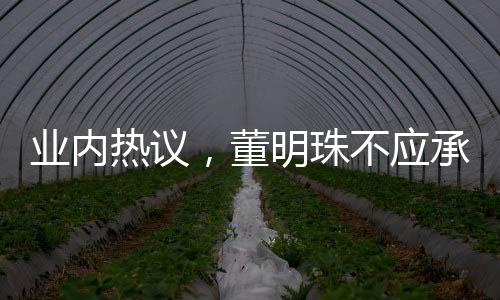 業(yè)內熱議，董明珠不應承受如此猛烈的指責