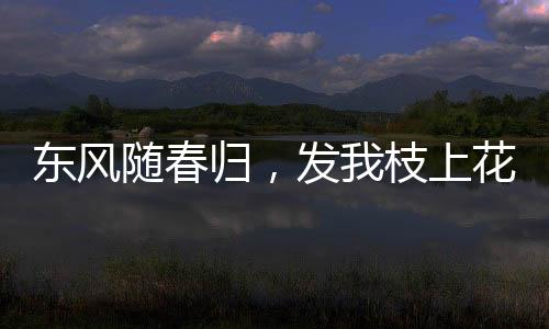 東風(fēng)隨春歸，發(fā)我枝上花——春日的綻放與生機(jī)