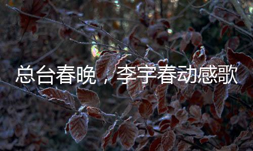 總臺(tái)春晚，李宇春動(dòng)感歌舞驚艷全場(chǎng)，激情燃燒點(diǎn)亮除夕之夜