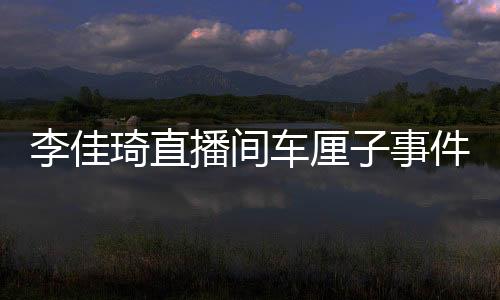 李佳琦直播間車(chē)?yán)遄邮录W(wǎng)絡(luò)熱議，一場(chǎng)關(guān)于質(zhì)量與期待的翻車(chē)風(fēng)波