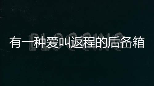有一種愛叫返程的后備箱，滿載溫情與牽掛的歸途