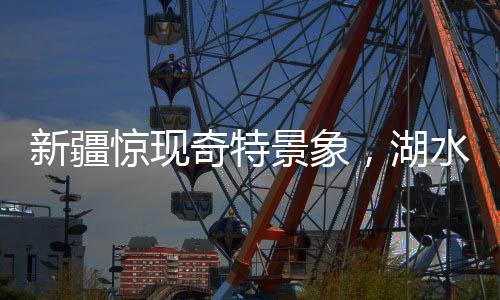 新疆驚現(xiàn)奇特景象，湖水晶化似蝴蝶飛舞，冬日魅力綻放無疑