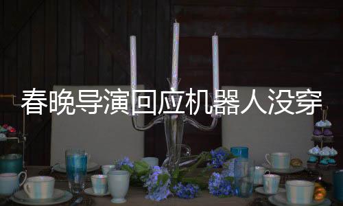 春晚導演回應機器人沒穿褲子事件