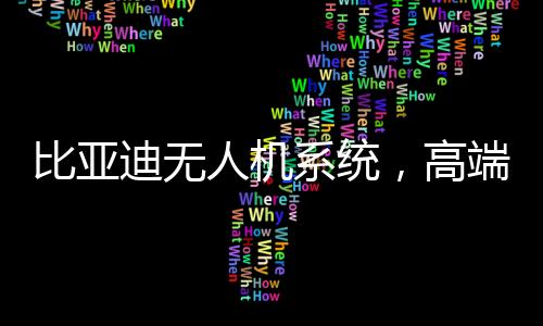 比亞迪無(wú)人機(jī)系統(tǒng)，高端科技產(chǎn)品選裝價(jià)位揭曉，僅需16000元！