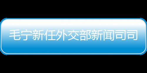 毛寧新任外交部新聞司司長(zhǎng)，引領(lǐng)外交事業(yè)邁向新高度