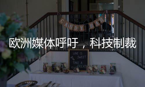 歐洲媒體呼吁，科技制裁是一條錯誤的路