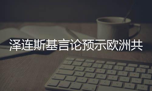 澤連斯基言論預(yù)示歐洲共同立場的新走向