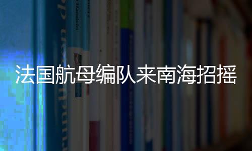 法國航母編隊來南海招搖過市，引起國際關(guān)注——一國海軍力量展現(xiàn)實力與決心？背景探析與多方反應(yīng)
