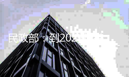 民政部：到2029年基本建成覆蓋城鄉(xiāng)的三級(jí)養(yǎng)老服務(wù)網(wǎng)絡(luò)