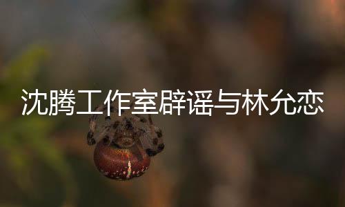 沈騰工作室辟謠與林允戀情傳聞，絕無可能，假的！揭秘真相，粉絲不必猜測一二三！