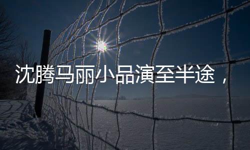 沈騰馬麗小品演至半途，引發(fā)期待熱議，觀眾期待后續(xù)精彩展現(xiàn)