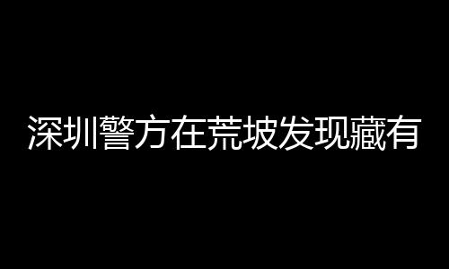 深圳警方在荒坡發(fā)現(xiàn)藏有大量會計資料箱，揭示出一段隱秘的歷史