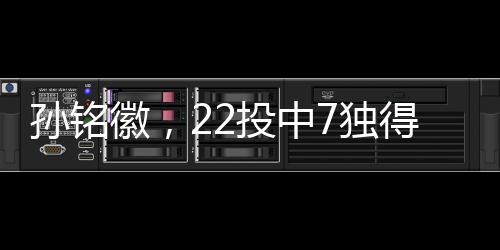 孫銘徽，22投中7獨(dú)得21分4板8助，展現(xiàn)全面實(shí)力