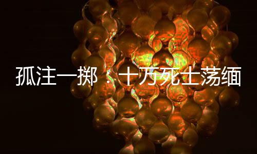孤注一擲：十萬(wàn)死士蕩緬北，稱帝
