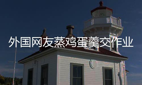 外國網(wǎng)友蒸雞蛋羹交作業(yè)