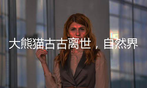 大熊貓古古離世，自然界與世界的失落