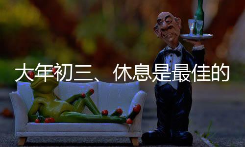 大年初三、休息是最佳的選讀