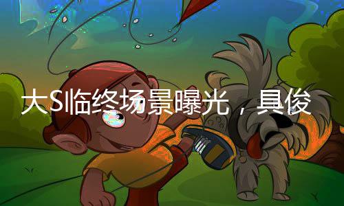 大S臨終場(chǎng)景曝光，具俊曄深情痛哭吻別
